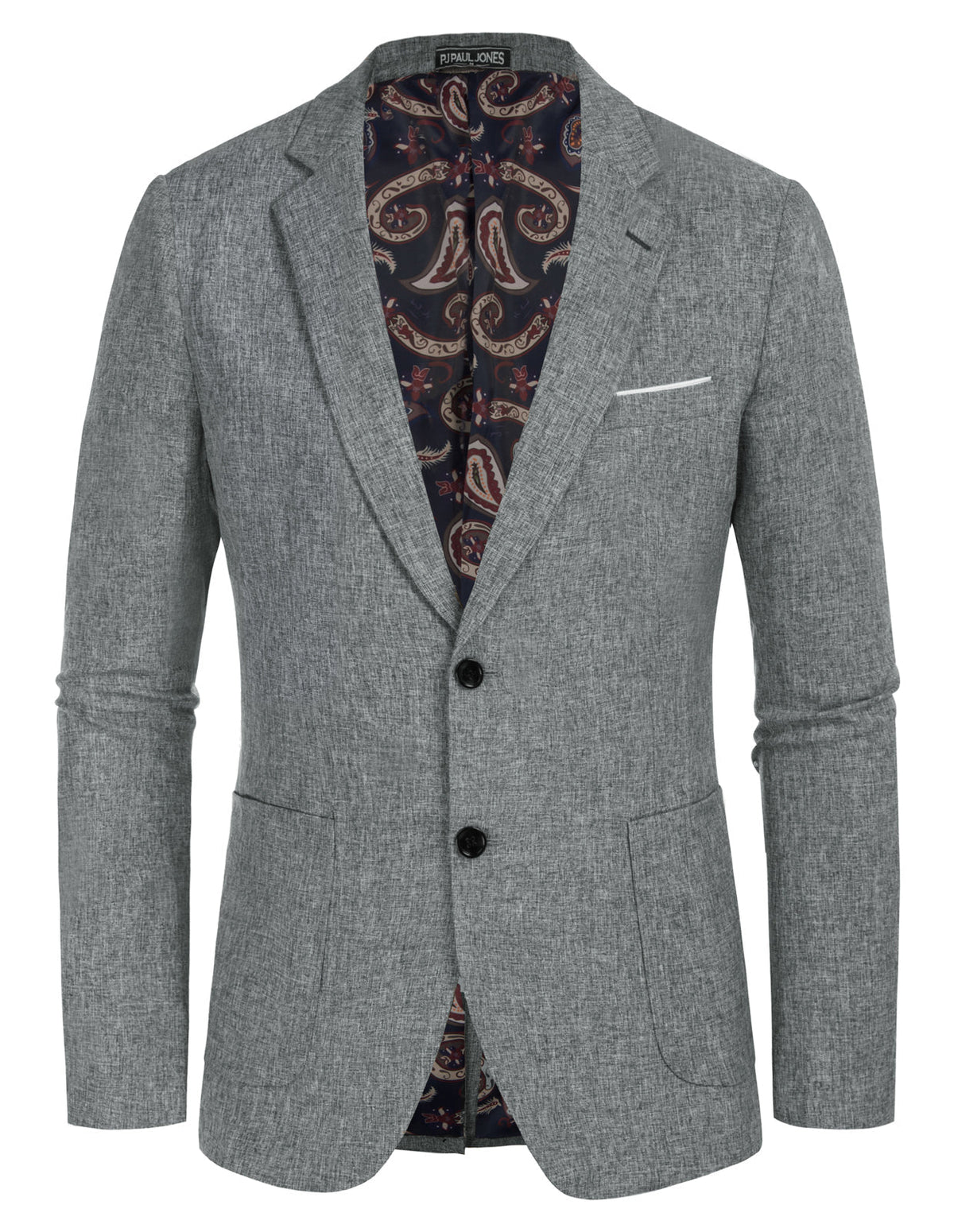 Men's Casual Sport Coat Blazer Two Buttons Lightweight Business Jackets