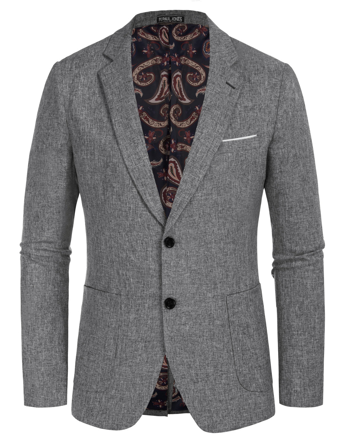 Men's Casual Sport Coat Blazer Two Buttons Lightweight Business Jackets