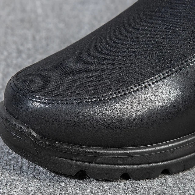 (Limited Time Discount 49% off) Men's Comfortable Lightweight Arch Support Winter Wool Shoes Waterproof Non-slip Warm Snow Shoes
