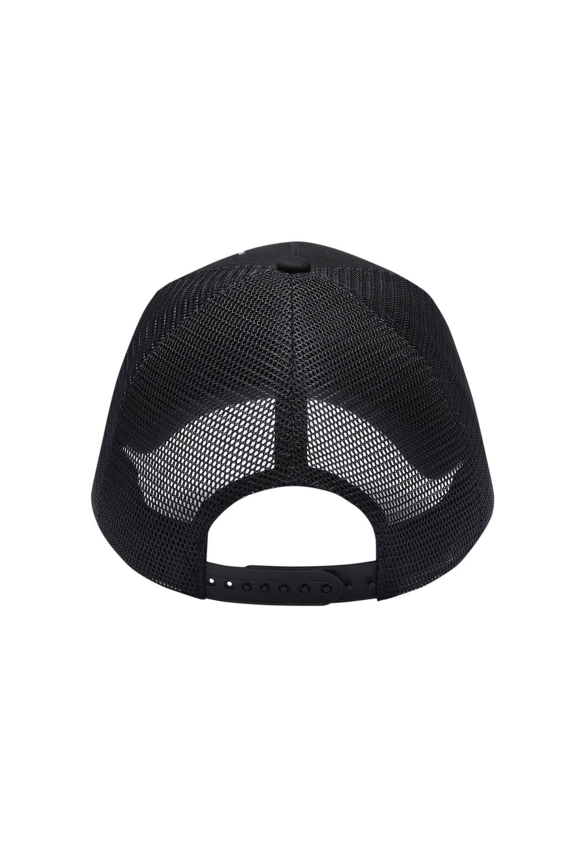 Unisex Love-Slowly Twill Front Mesh Trucker Cap - Black