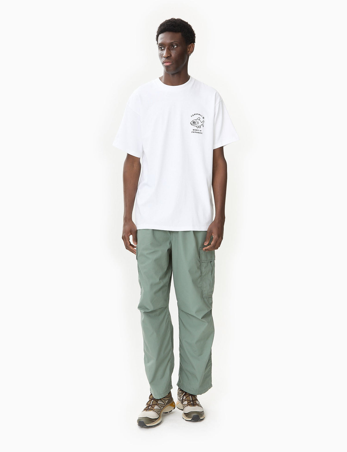 Icons T-Shirt (Loose) - White/Black