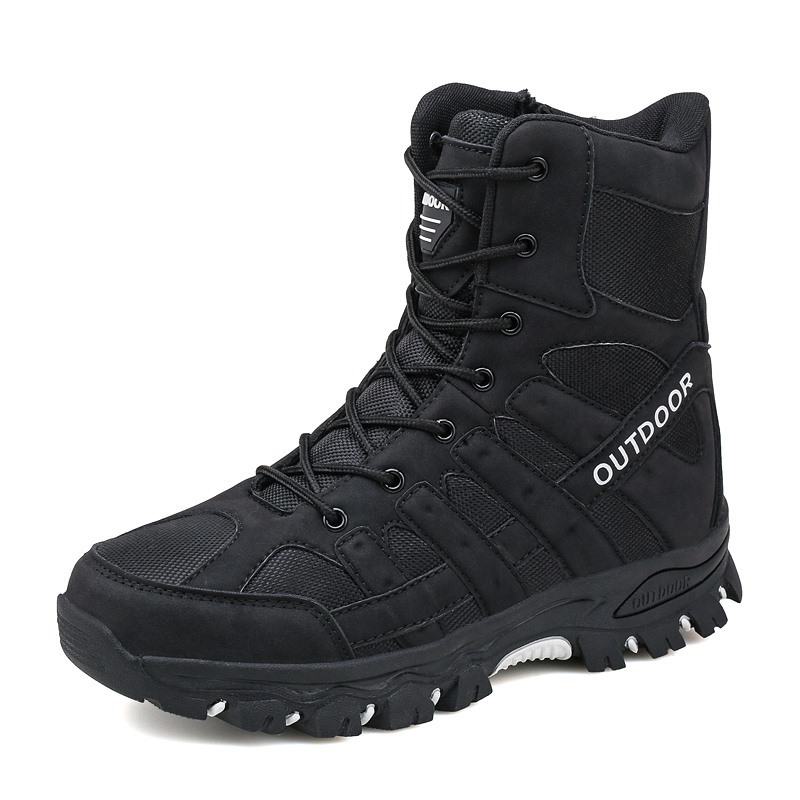 (imited Time Discount 49% off) Men's Lightweight  Breathable Durable Anti-slip Hiking Boots Combat Army Boots Work Boots