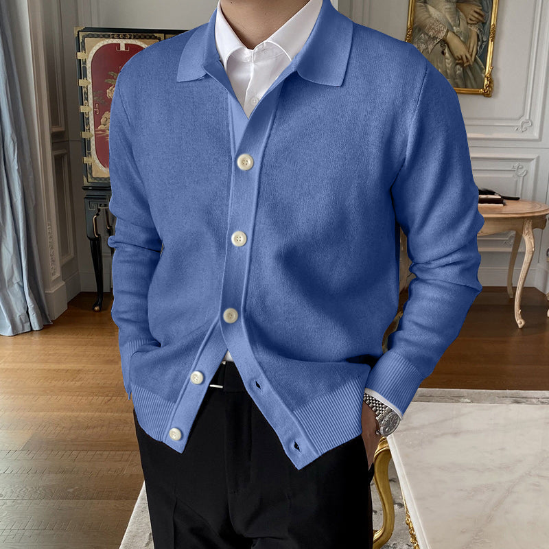 Hot Sale  50% OFFMen's Lapel Knitted Cardigan