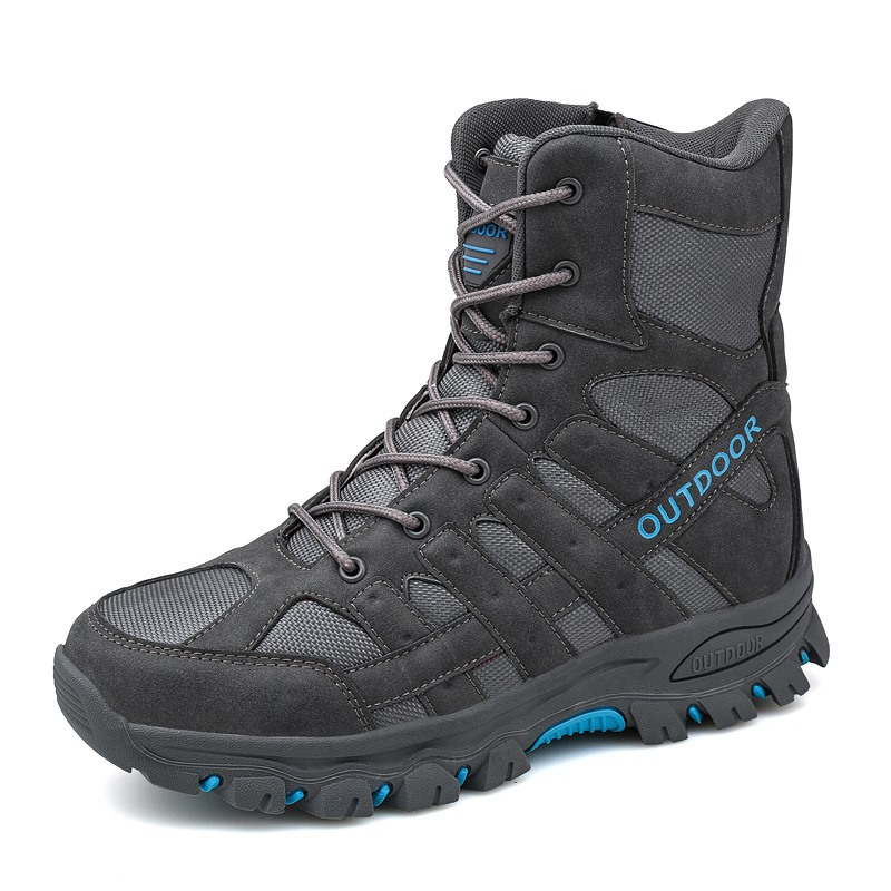 (imited Time Discount 49% off) Men's Lightweight  Breathable Durable Anti-slip Hiking Boots Combat Army Boots Work Boots